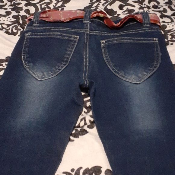 Girl Dark Wash Jeans - Picture 4 of 4